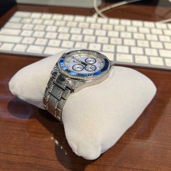 Bulova Men’s Stainless Steel Chronograph Silver Dial Watch C835180 13660002 - Picture 5 of 8